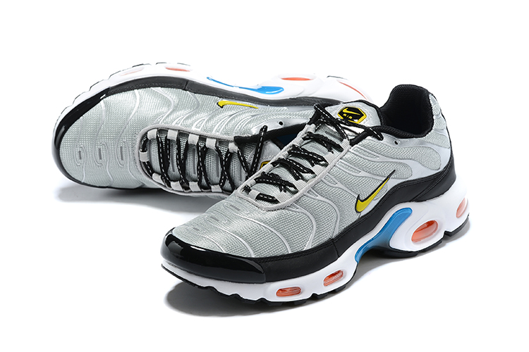 Nike Air Max Plus Grey Black Yellow Shoes